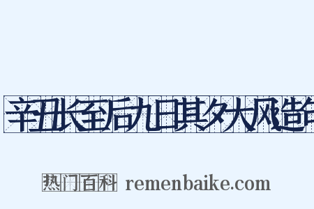 辛丑长至后九日其夕大风造句是什么意思的图片